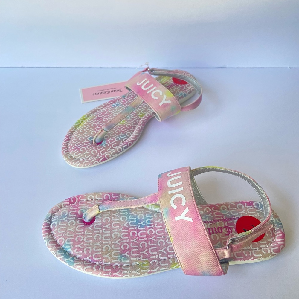 Juicy Couture Del Mar Sandals Tie Dye Size 2